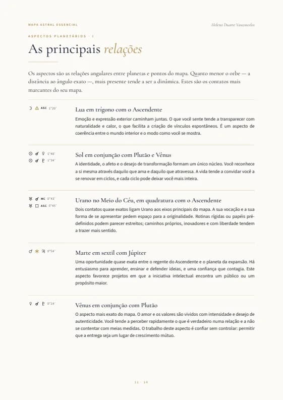 Página 11: Os aspectos mais marcantes